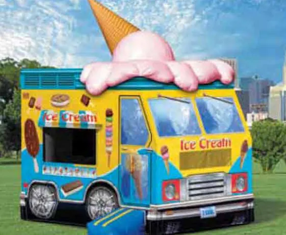 Ice Cream Truck Bouncer